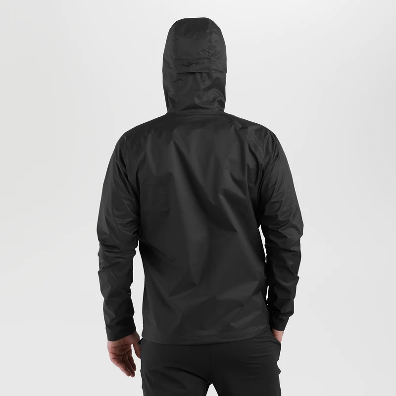 OR M's Helium Regenjacke, schwarz