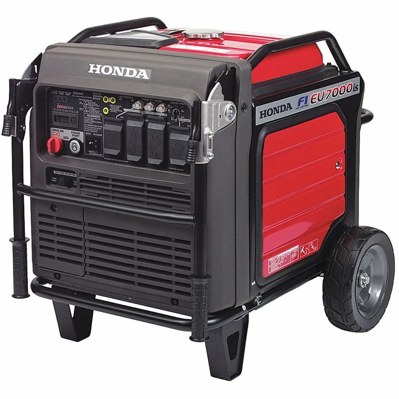 HONDA Portable Generator: Inverter, Gasoline, 5,500 W Running, 7,000 W Starting, 120/240V AC, Honda