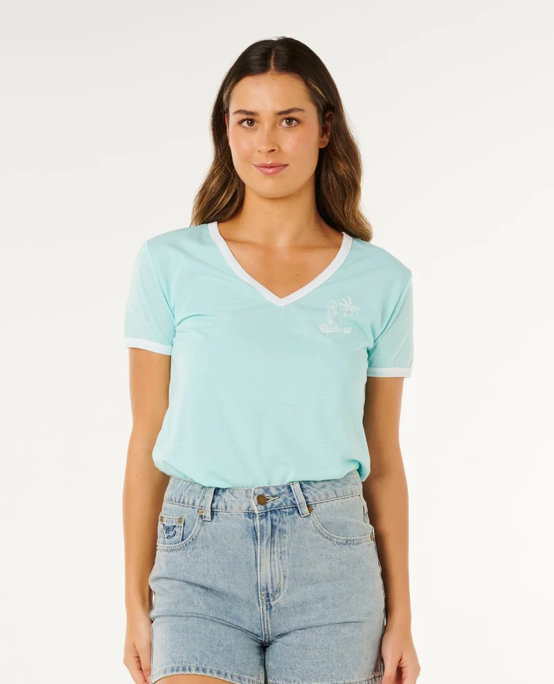 Hotel Malibu V-Neck Tee