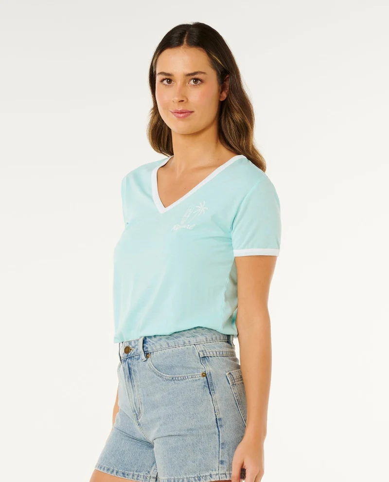 Hotel Malibu V-Neck Tee