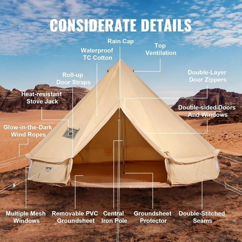 VEVOR Canvas Bell Tent