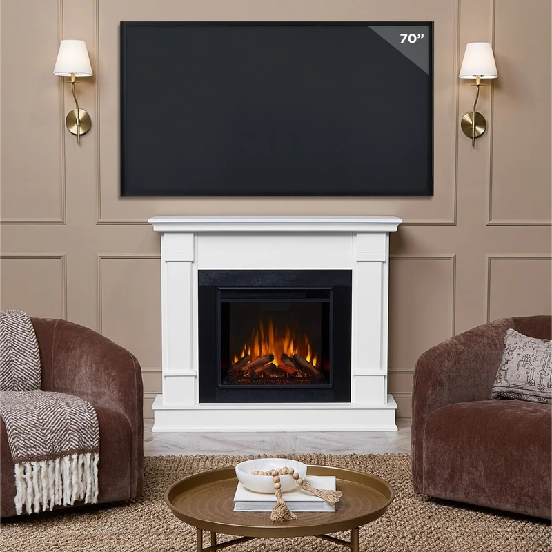 Real Flame 48″ Silverton Electric Fireplace