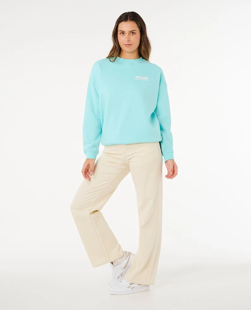 Surf Puff Inspired Crew Fleece