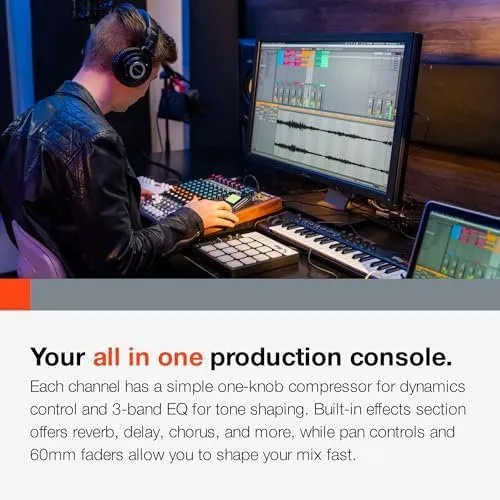 Tascam Model 12 All-in-One 12-track Digital Multitrack Mixing and Recording Studio, Mixer, USB Audio Interface and DAW Controller