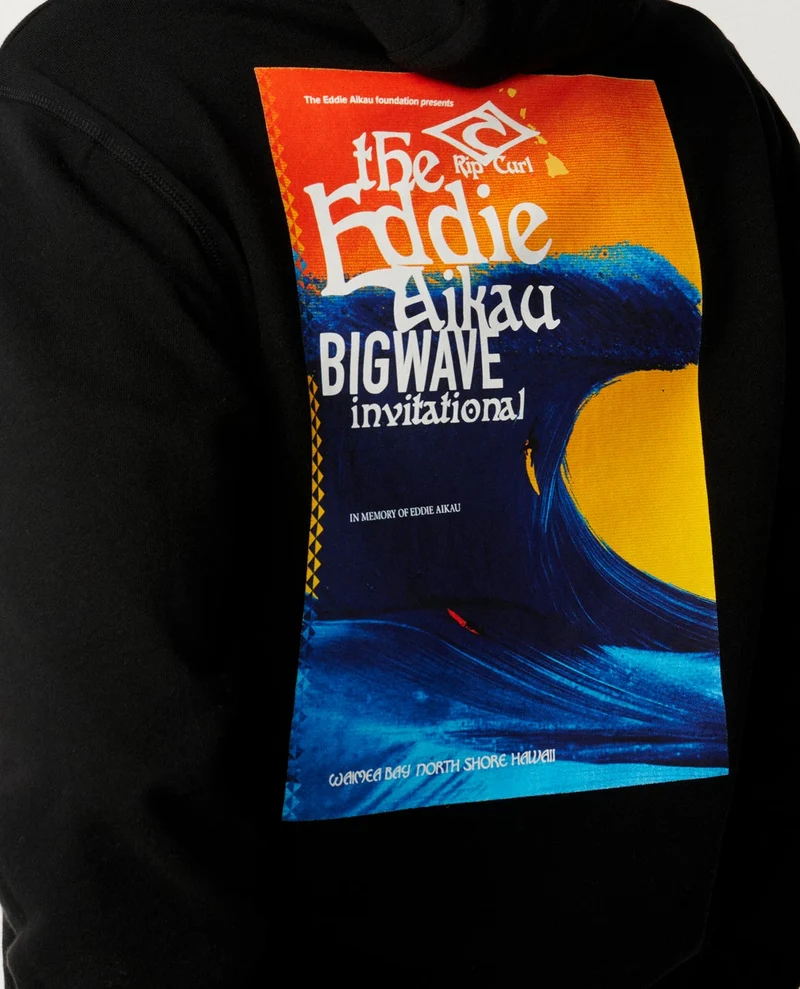 Eddie Would Go Poster Hood Fleece