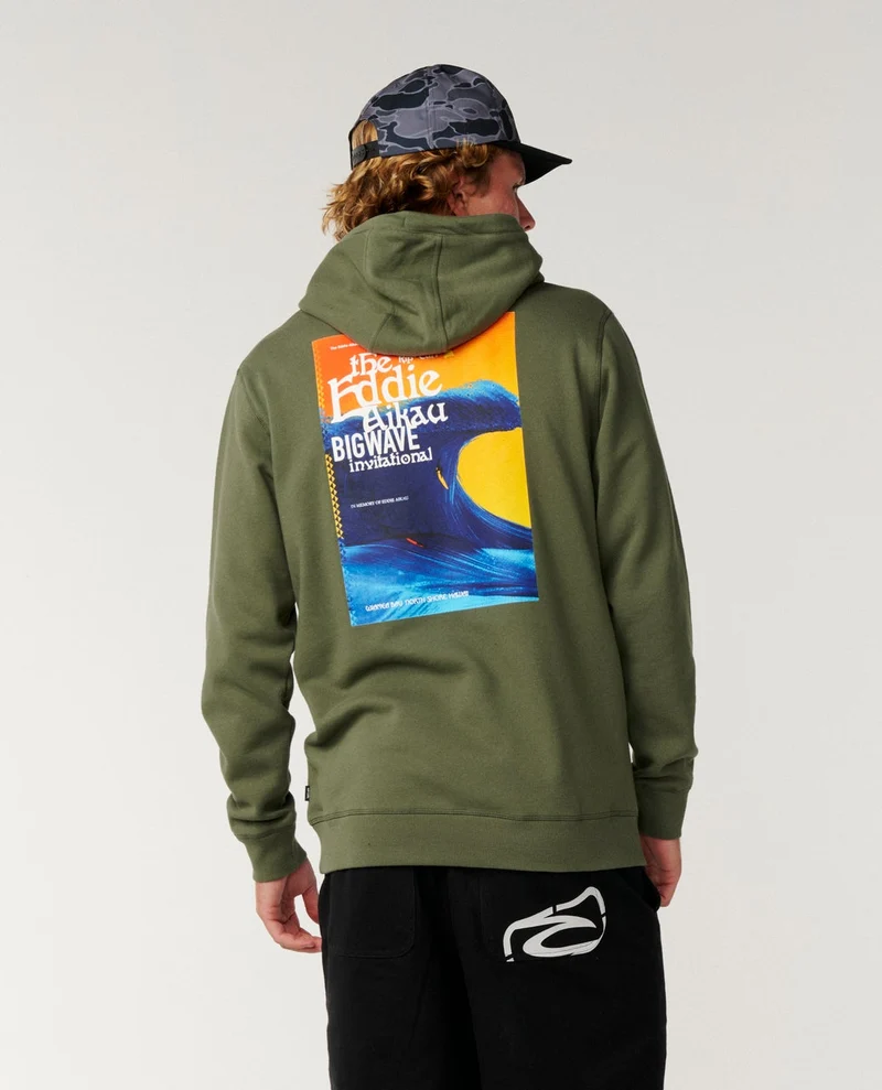 Eddie Would Go Poster Hood Fleece