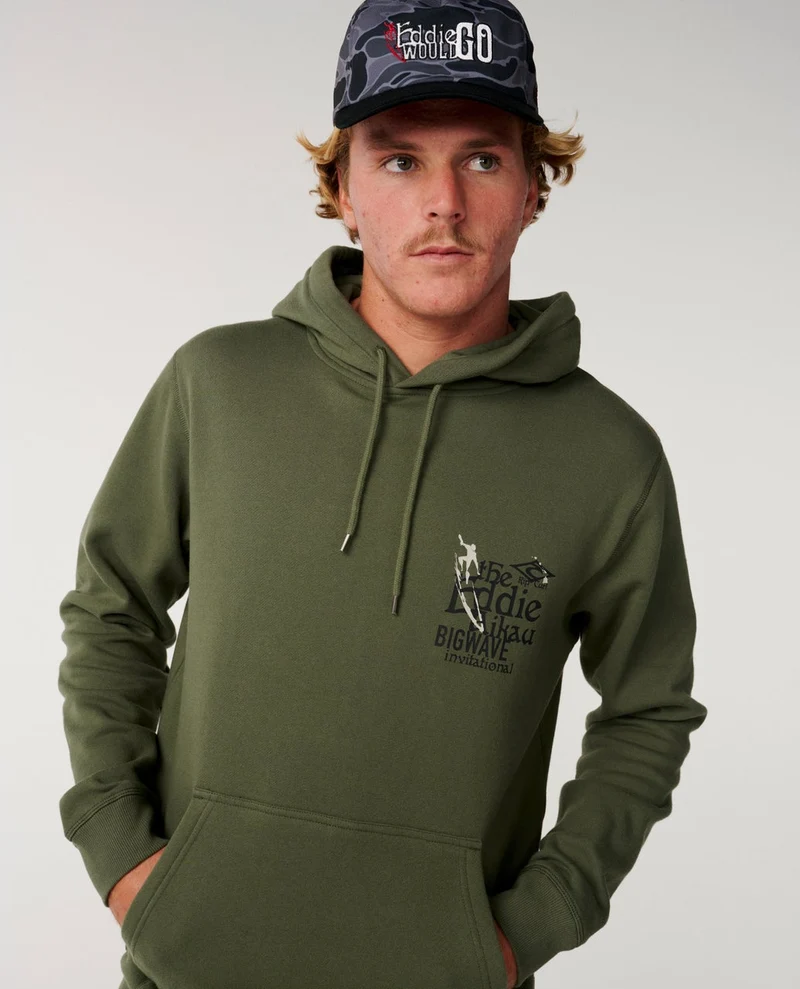 Eddie Would Go Poster Hood Fleece