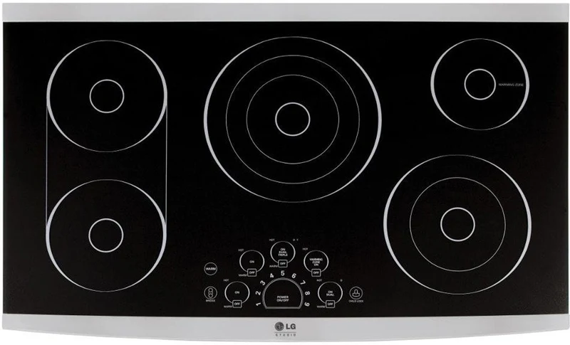 LG STUDIO 36″ Built-In Electric Cooktop LSCE365ST