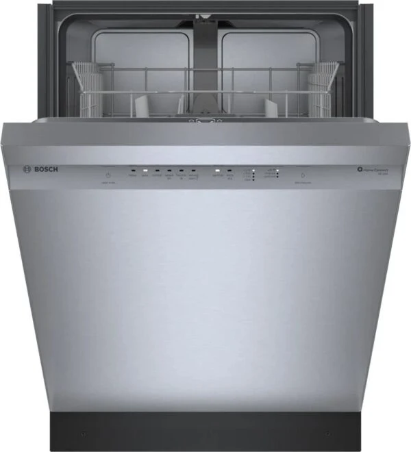 Bosch SHE41CM5N 300 Series 24″ Dishwasher 48 db – Recessed Handle, Stainless Steel