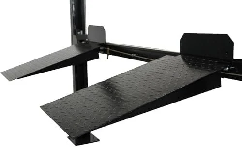 APlusLift HW-8S 8000LB 4-Post Portable Storage Service Car Lift / 3 Year Warranty
