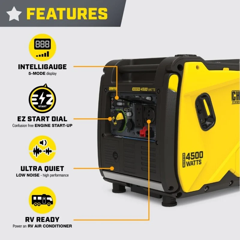 Champion 4500-Watt Portable Inverter Generator
