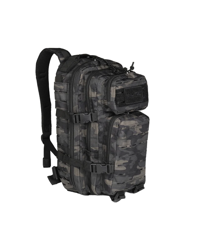 US ASSAULT PACK SMALL LASER CUT CAMO. in 3. Farben