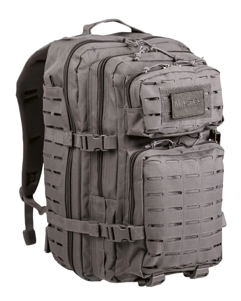 US ASSAULT PACK LARGE LASER CUT in 4. Farben