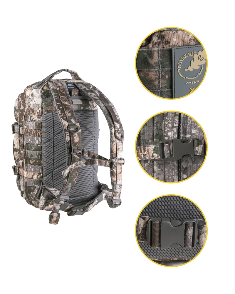 US ASSAULT PACK SMALL WASP I in 3. Farben