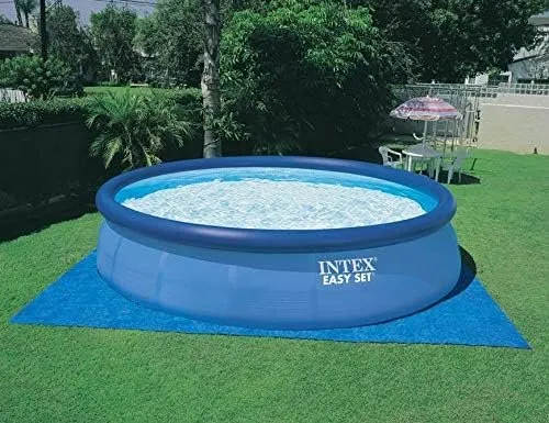 Intex 18′ x 48″ Inflatable Above Ground Swimming Pool with Ladder, Pump