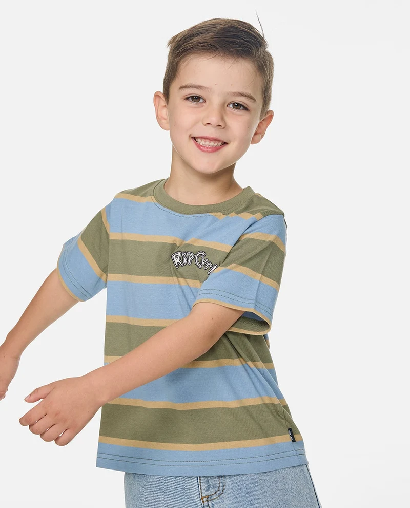 Ride The Wave Stripe Tee Boy