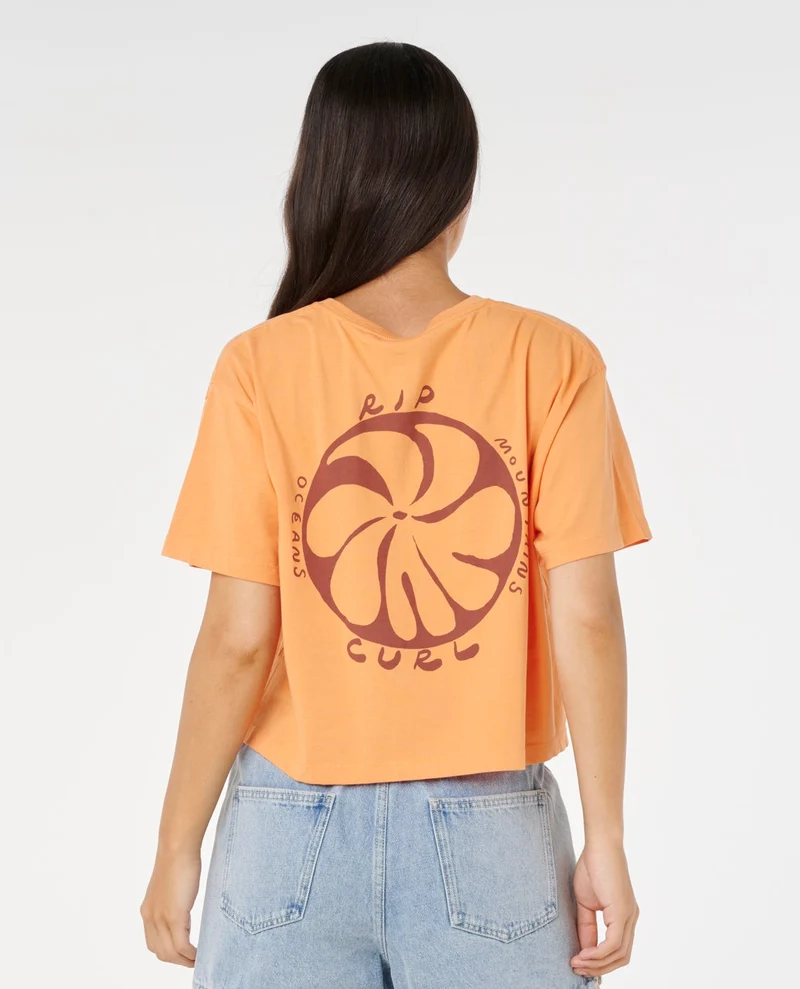Shore Break Crop Tee