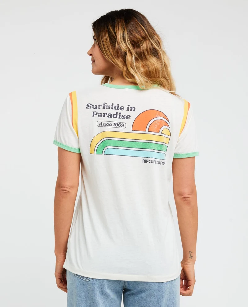 Surf Side Ringer Tee