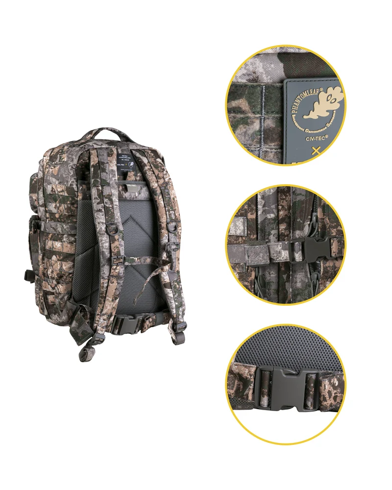 US ASSAULT PACK LARGE WASP I in 3. Farben
