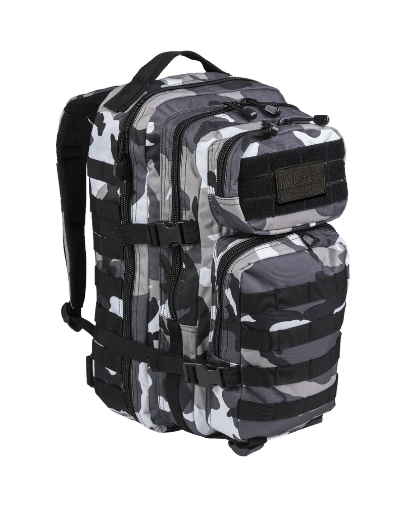 US ASSAULT PACK LARGE CAMO. in 10. Farben