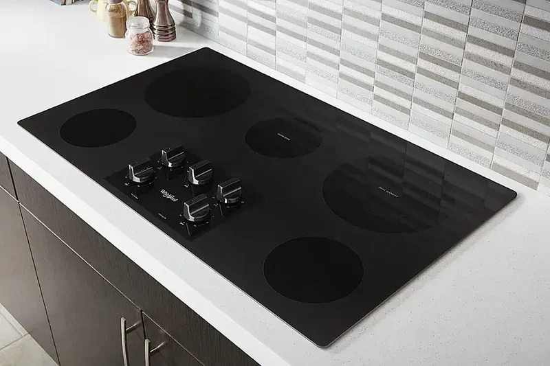 Whirlpool 36-Inch Electric Ceramic Glass Cooktop WCE55US6HB