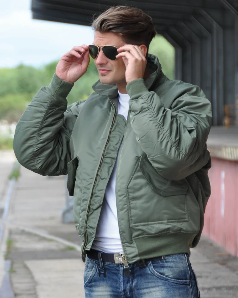 US FLIEGERJACKE CWU BASIC in 2. Farben