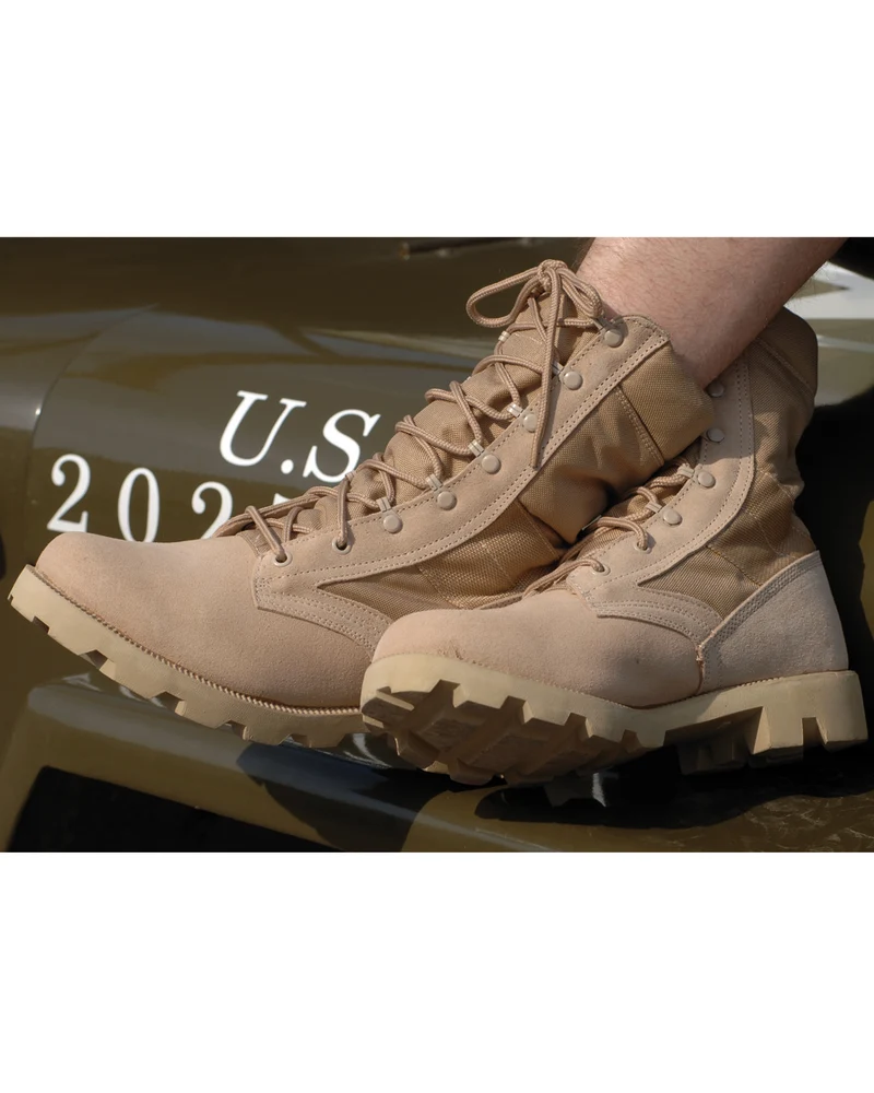 US DESERTSTIEFEL ′SPEED LACE′ KHAKI