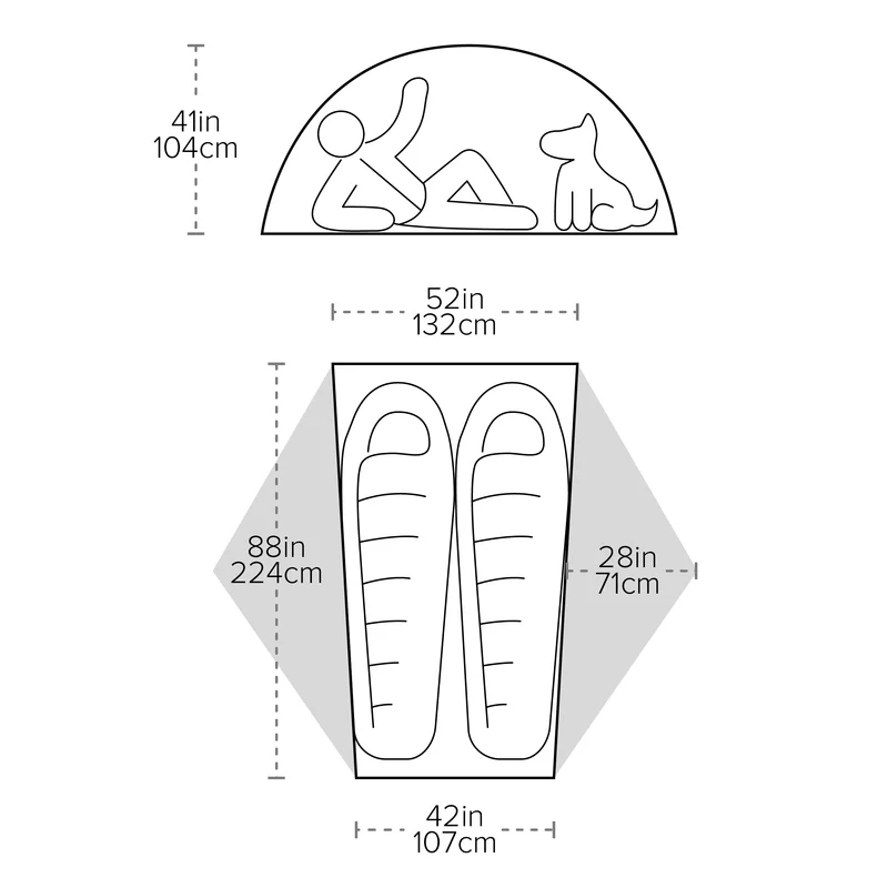 Big Agnes Copper Spur HV UL 2 "Hyper Bead"