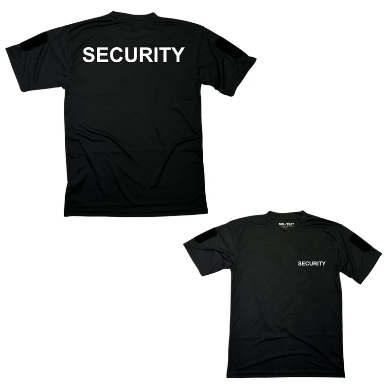 Tactical Quick Dry T-Shirt "SECURITY"