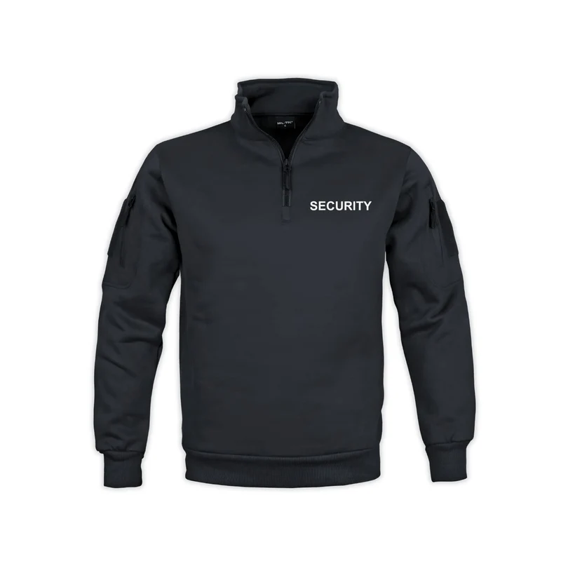 Tactical Sweatshirt mit Zipper "SECURITY"