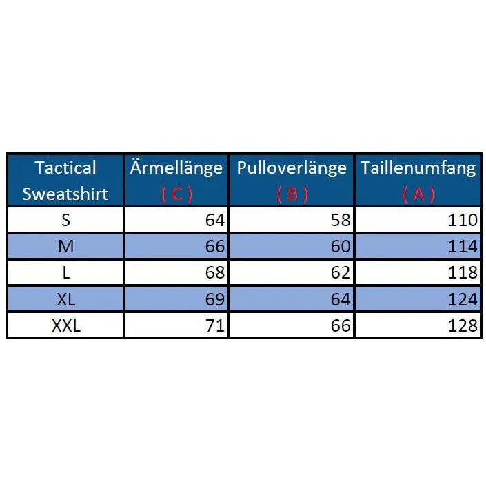 Tactical Sweatshirt mit Zipper "POLIZEI"