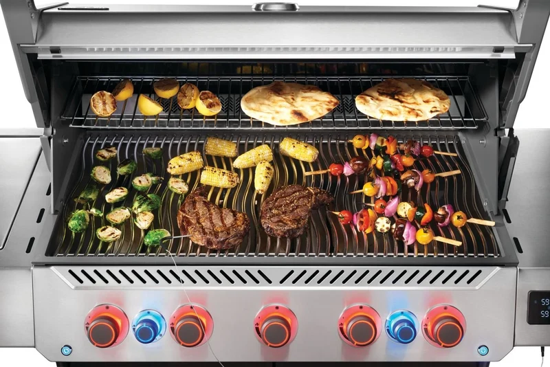 Napoleon Prestige 665 Connected, Gas Grill with Infrared Side and Rear Burner
