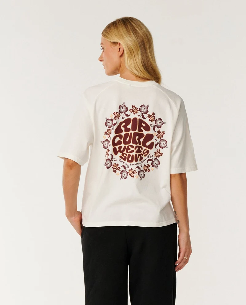 Hibiscus Archive Boxy Tee
