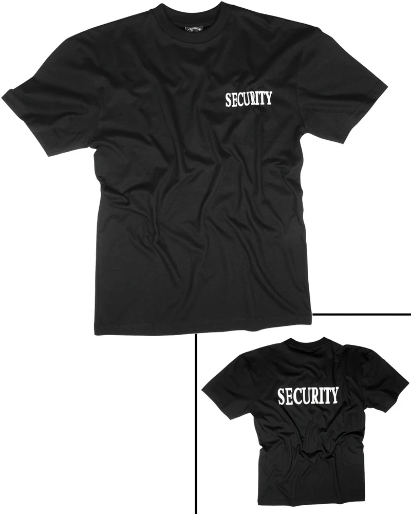 SECURITY T-SHIRT SCHWARZ