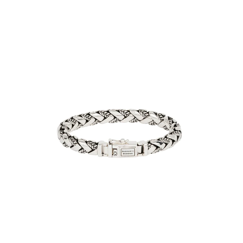 Buddha to Buddha George Texture Bracelet Silver