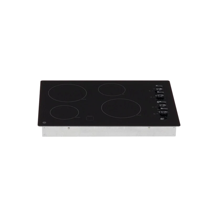 GE 30″ Built-In Knob Control Electric Cooktop JP3030DWBB