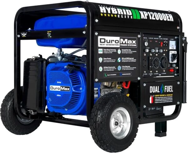 DuroMax XP12000EH 12,000 Watt Dual Fuel Portable Generator