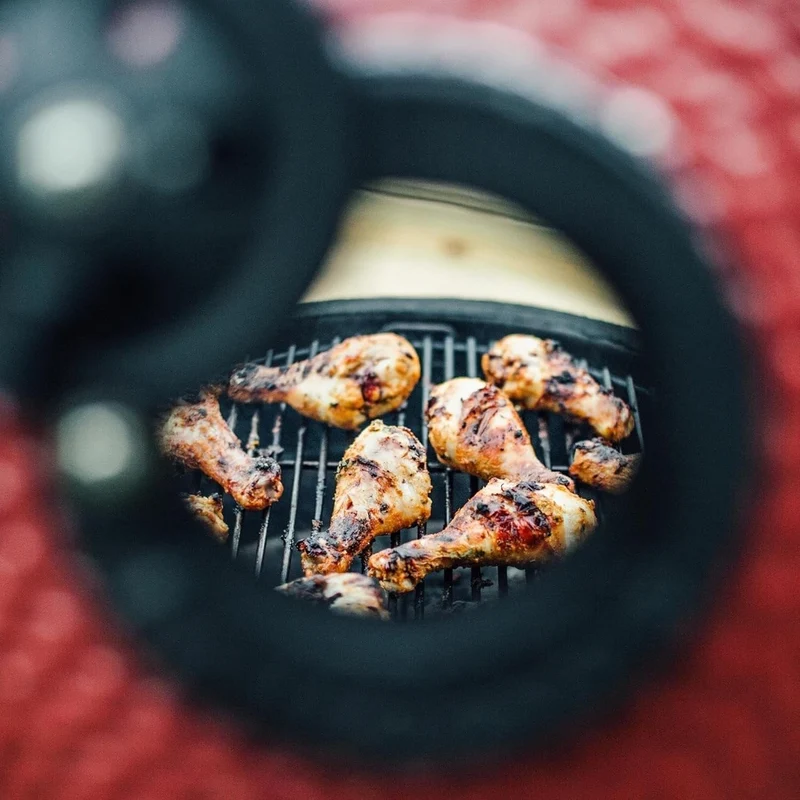 Kamado Joe Big Joe I 24 in. Blaze Red Ceramic Charcoal Grill