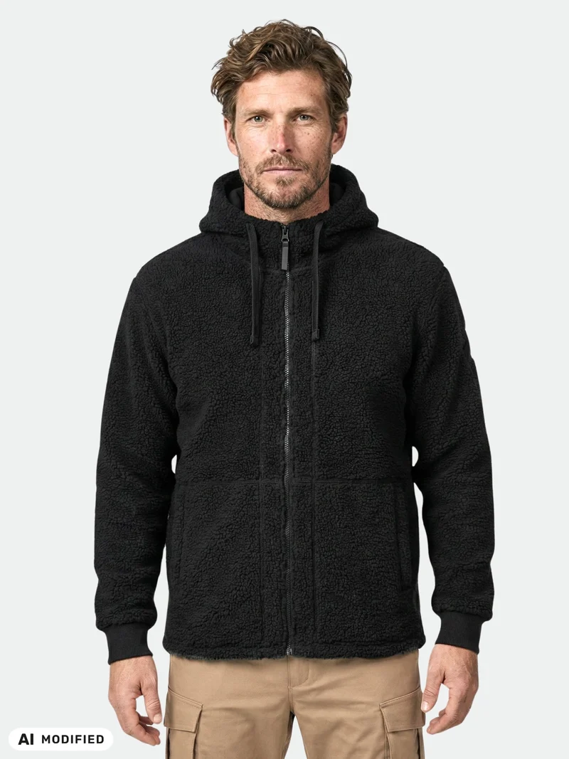Lykky Teddy Fleecejacke Herren