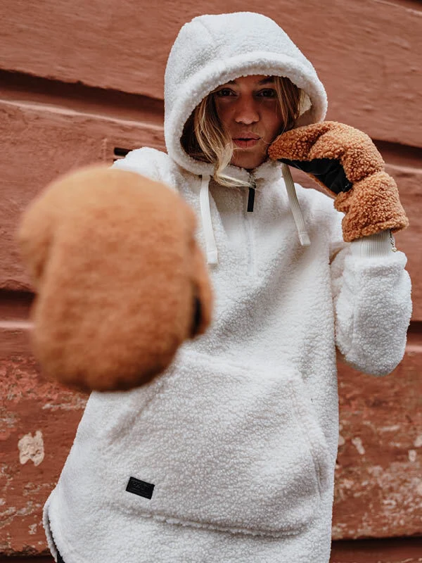 Lykky Teddy Fleecepullover Damen