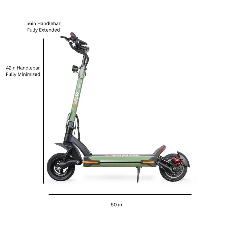 EMOVE Cruiser V2 – 52V and 60V Quad Suspension 62-Mile Long-Range Scooter