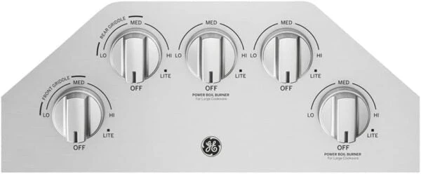 GE 36-Inch Built-in Gas Cooktop JGP5036SLSS
