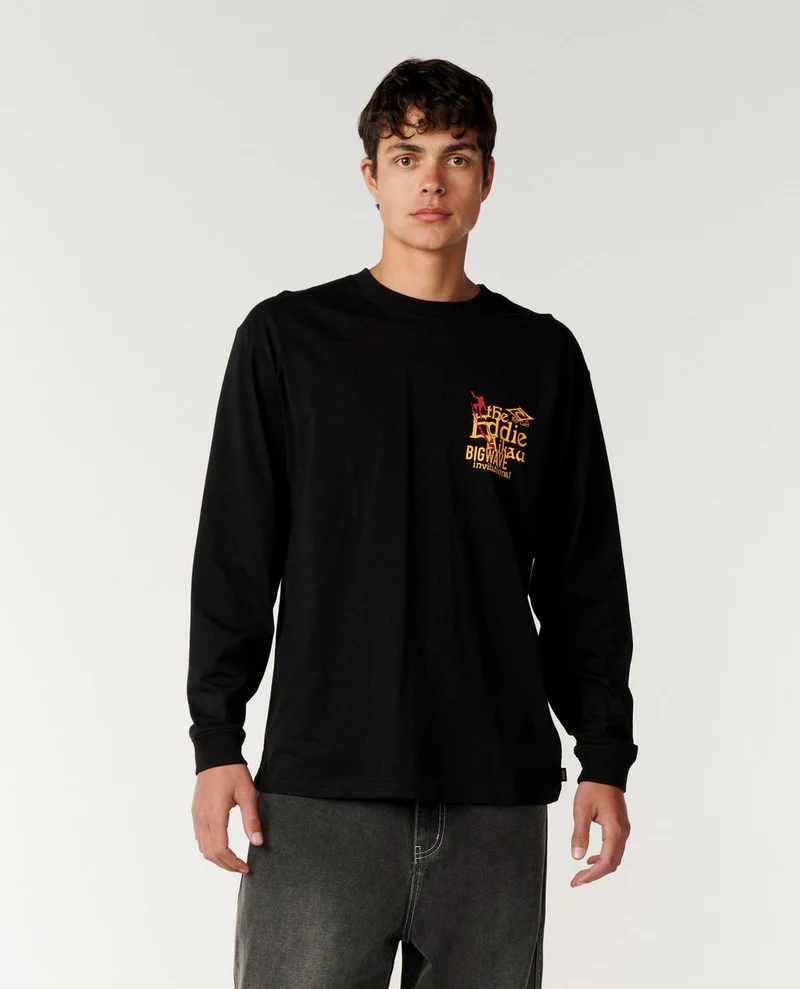 Eddie Would Go Poster Art Long Sleeve Loose Tee