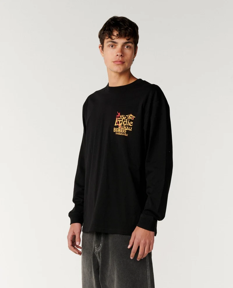 Eddie Would Go Poster Art Long Sleeve Loose Tee