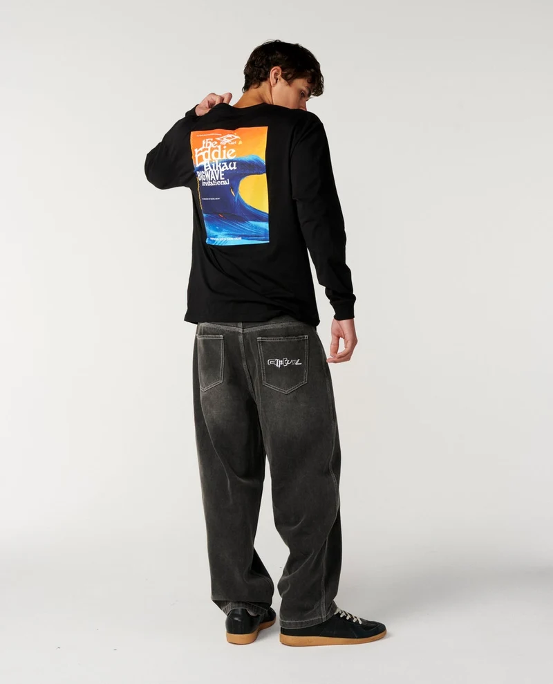 Eddie Would Go Poster Art Long Sleeve Loose Tee