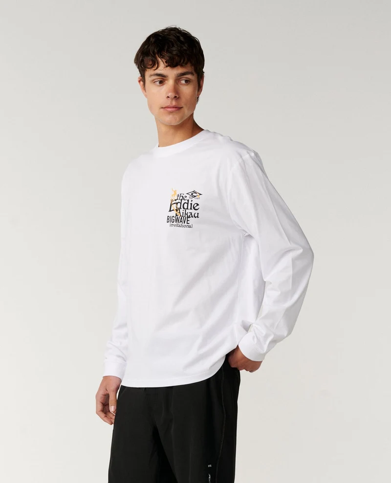 Eddie Would Go Poster Art Long Sleeve Loose Tee