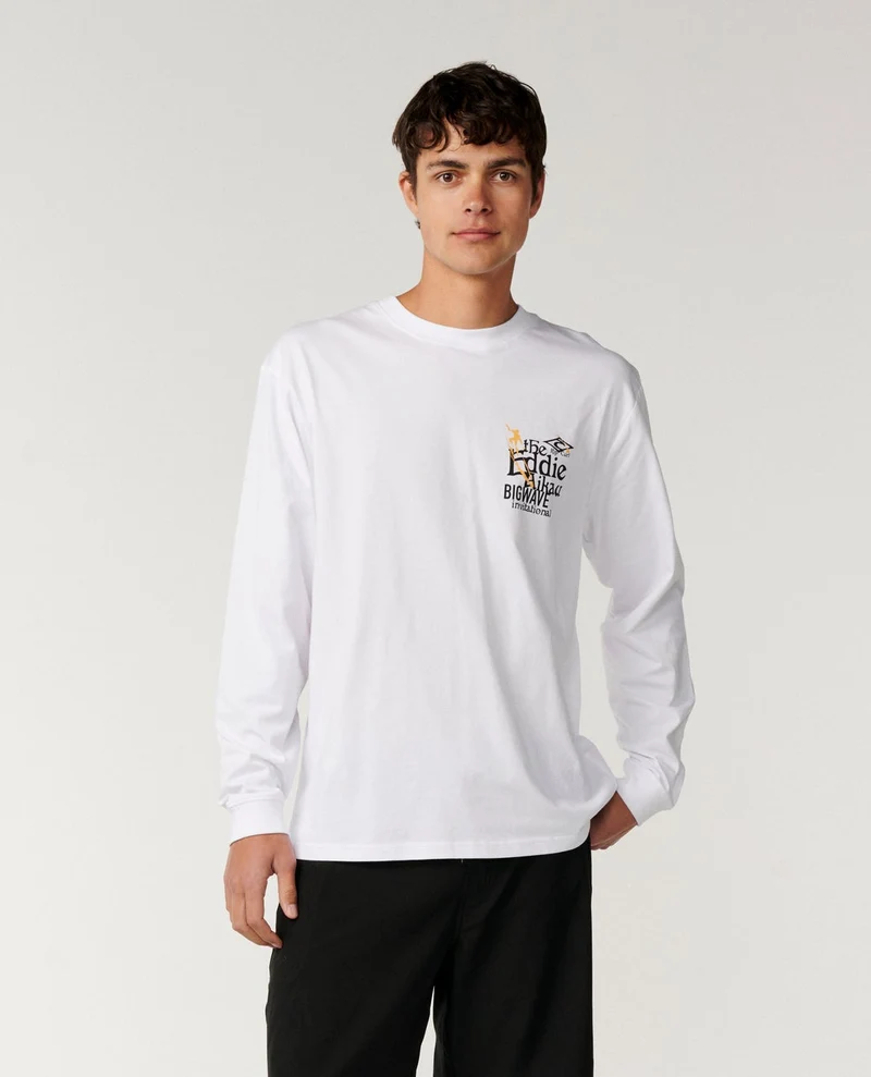 Eddie Would Go Poster Art Long Sleeve Loose Tee