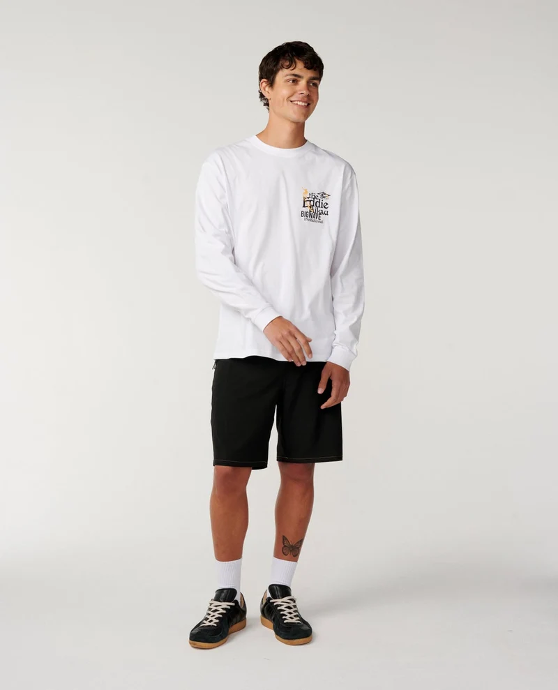 Eddie Would Go Poster Art Long Sleeve Loose Tee