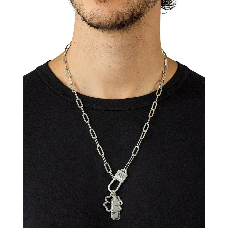 Buddha to Buddha Barbara Octagon Tag Hanger Zilver
