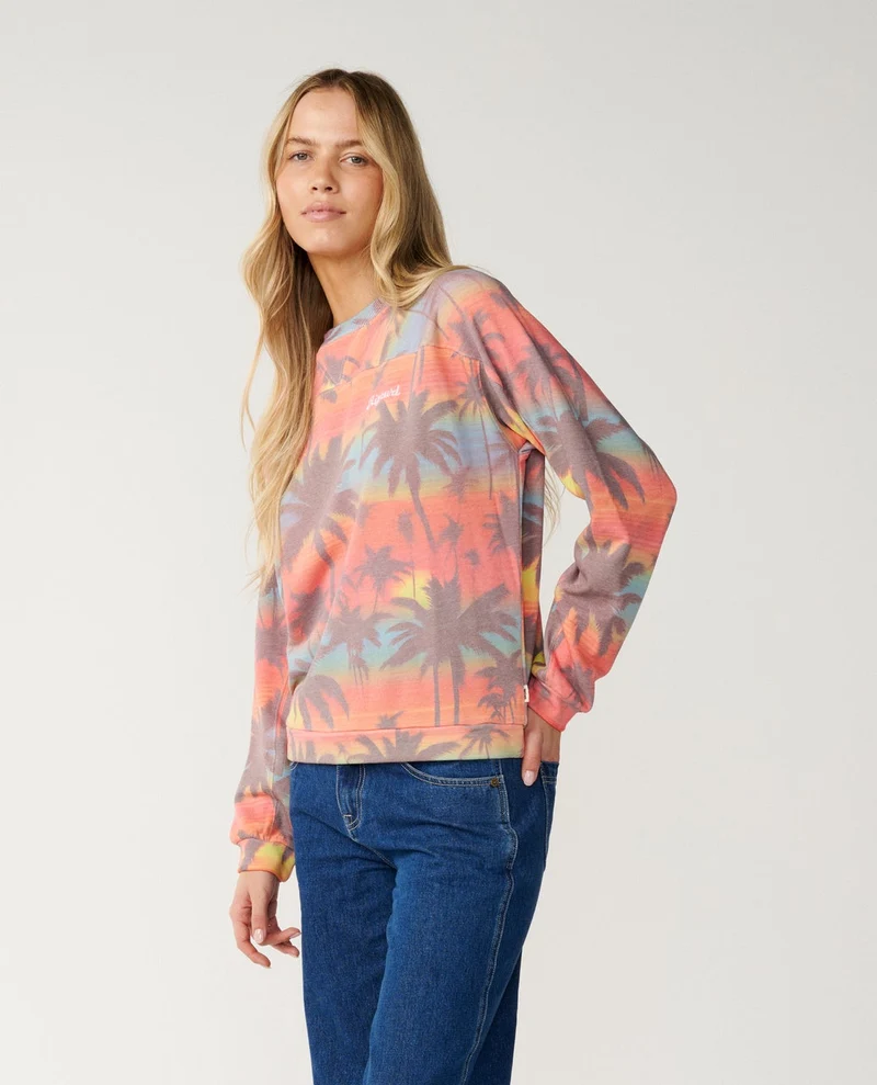 Retro Swell Crew Fleece